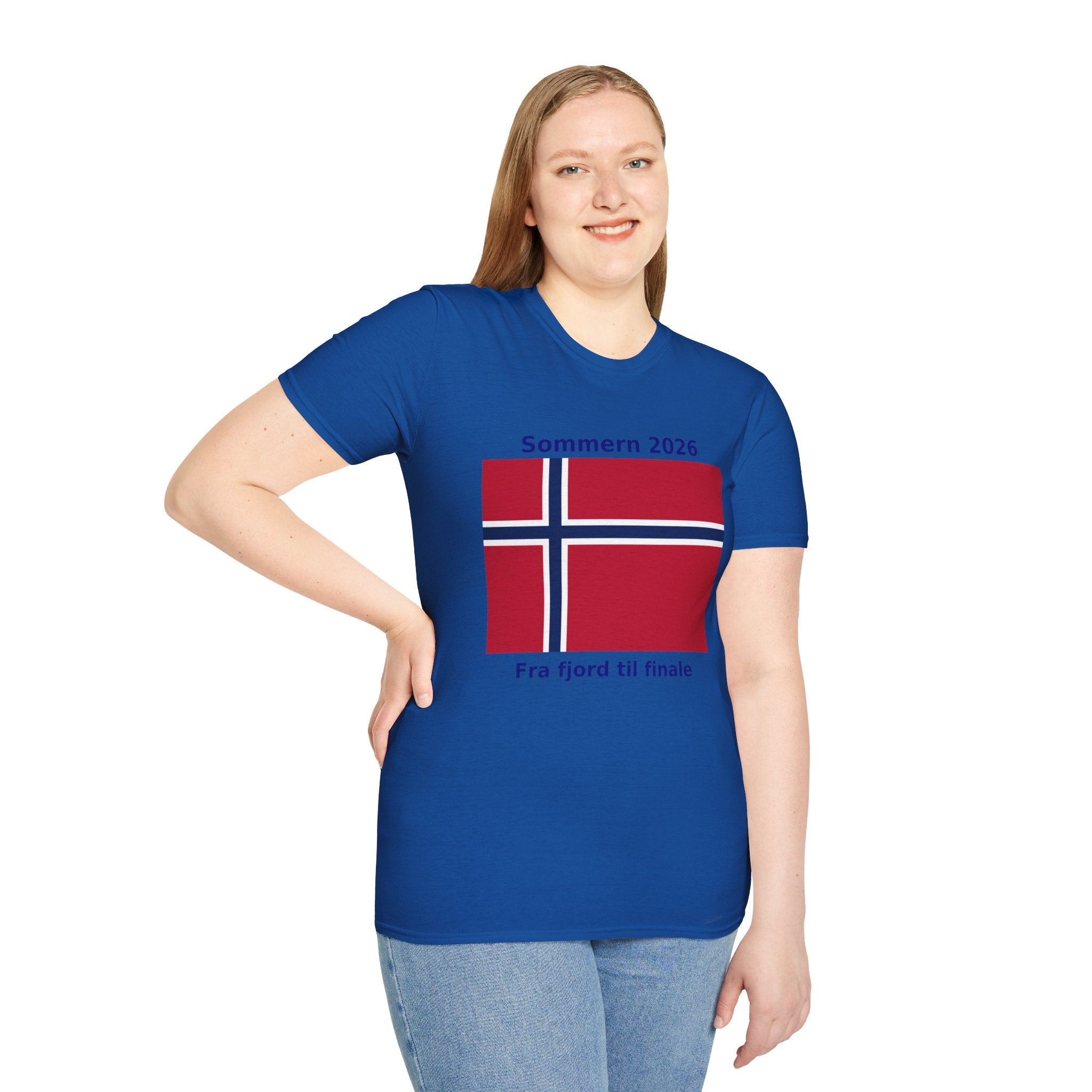 Norway Flag T-Shirt - "Sommern 2026: Fra fjord til finale"