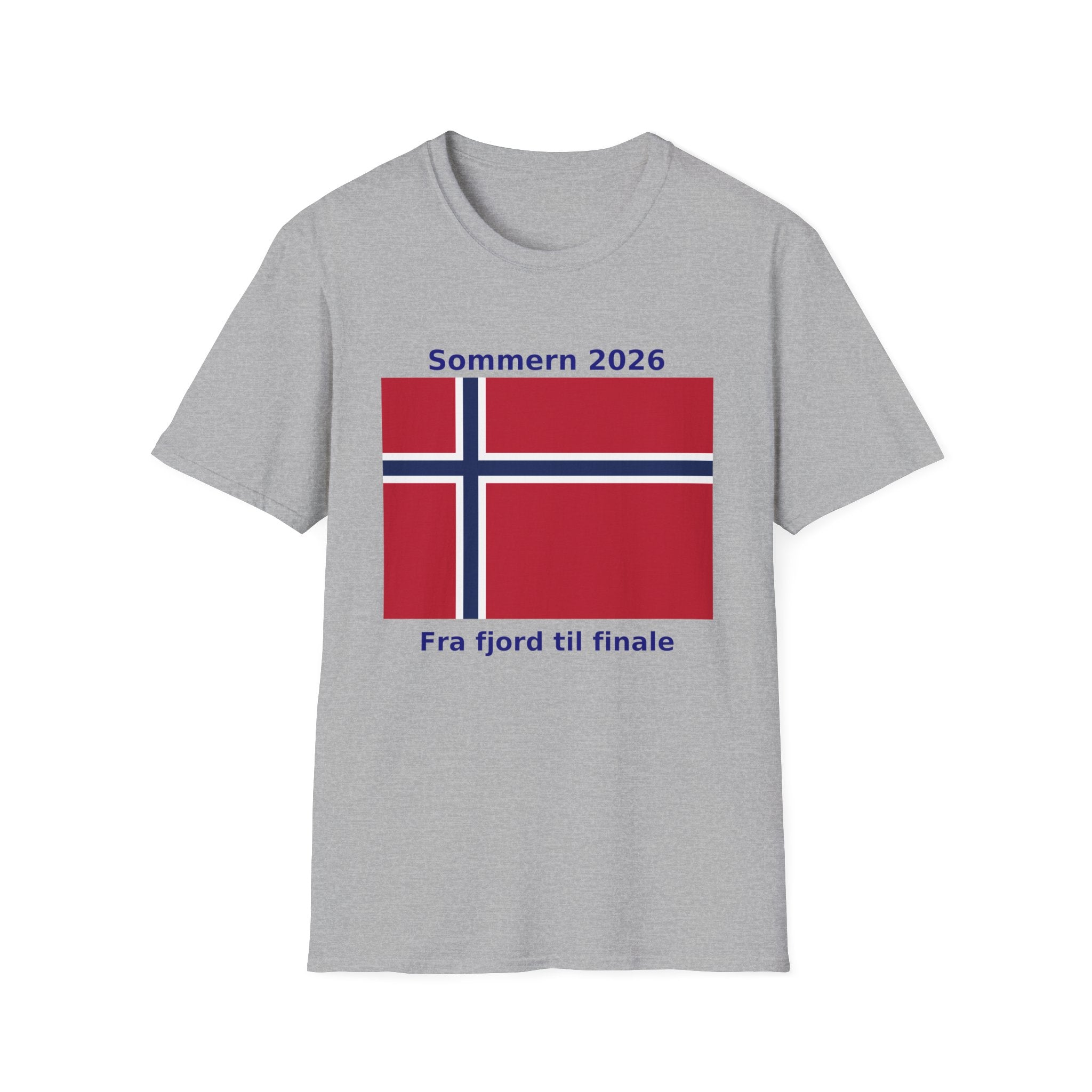 Norway Flag T-Shirt - "Sommern 2026: Fra fjord til finale"