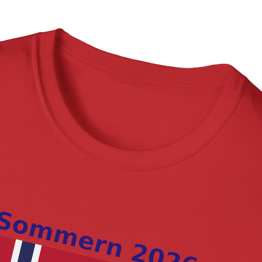 Norway Flag T-Shirt - "Sommern 2026: Fra fjord til finale"