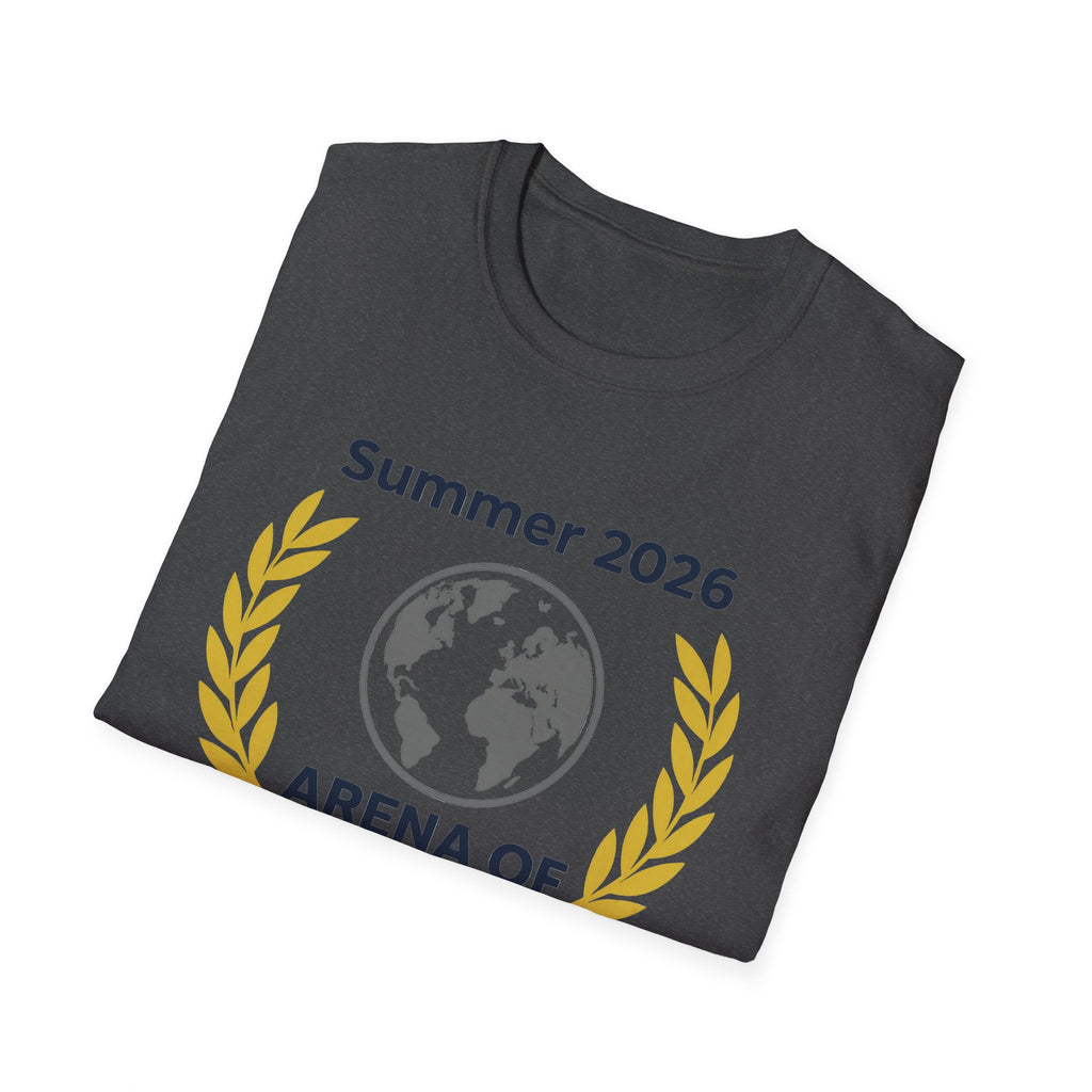 Arena of Dreams 2026 T-Shirt — 'One Ball One World' Summer Soccer Fan Tee