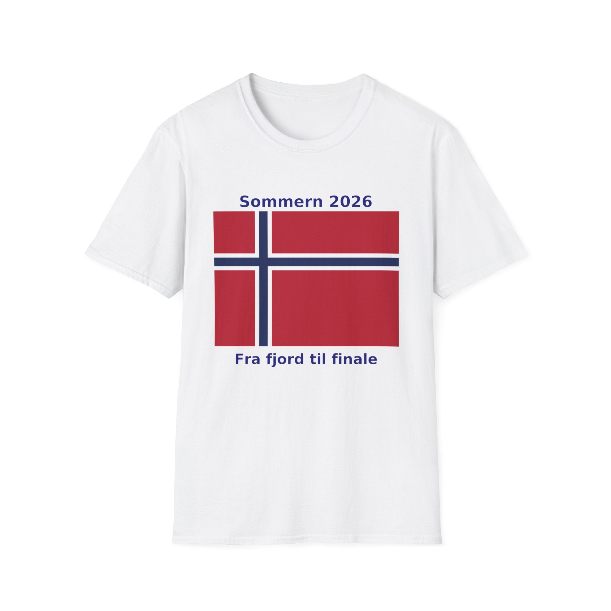 Norway Flag T-Shirt - "Sommern 2026: Fra fjord til finale"