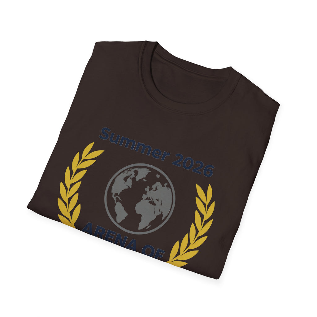Arena of Dreams 2026 T-Shirt — 'One Ball One World' Summer Soccer Fan Tee