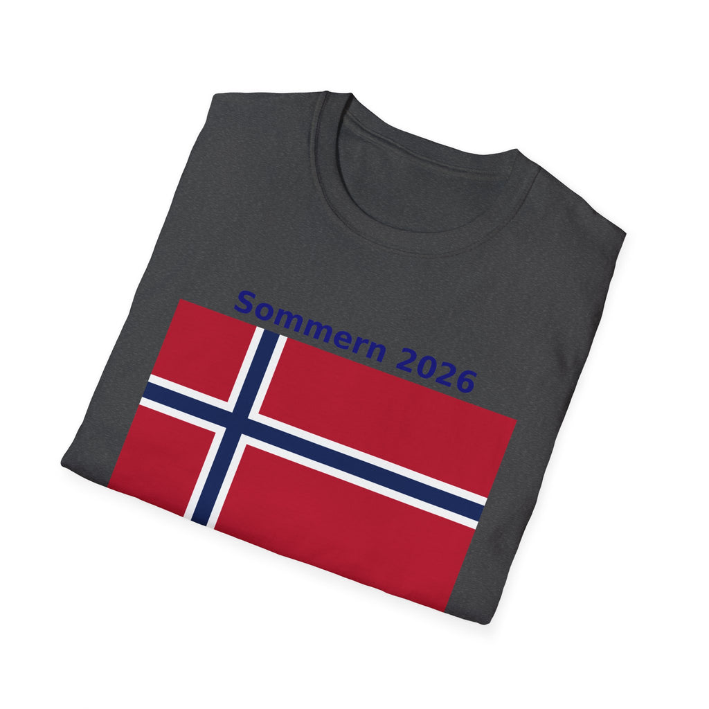 Norway Flag T-Shirt - "Sommern 2026: Fra fjord til finale"