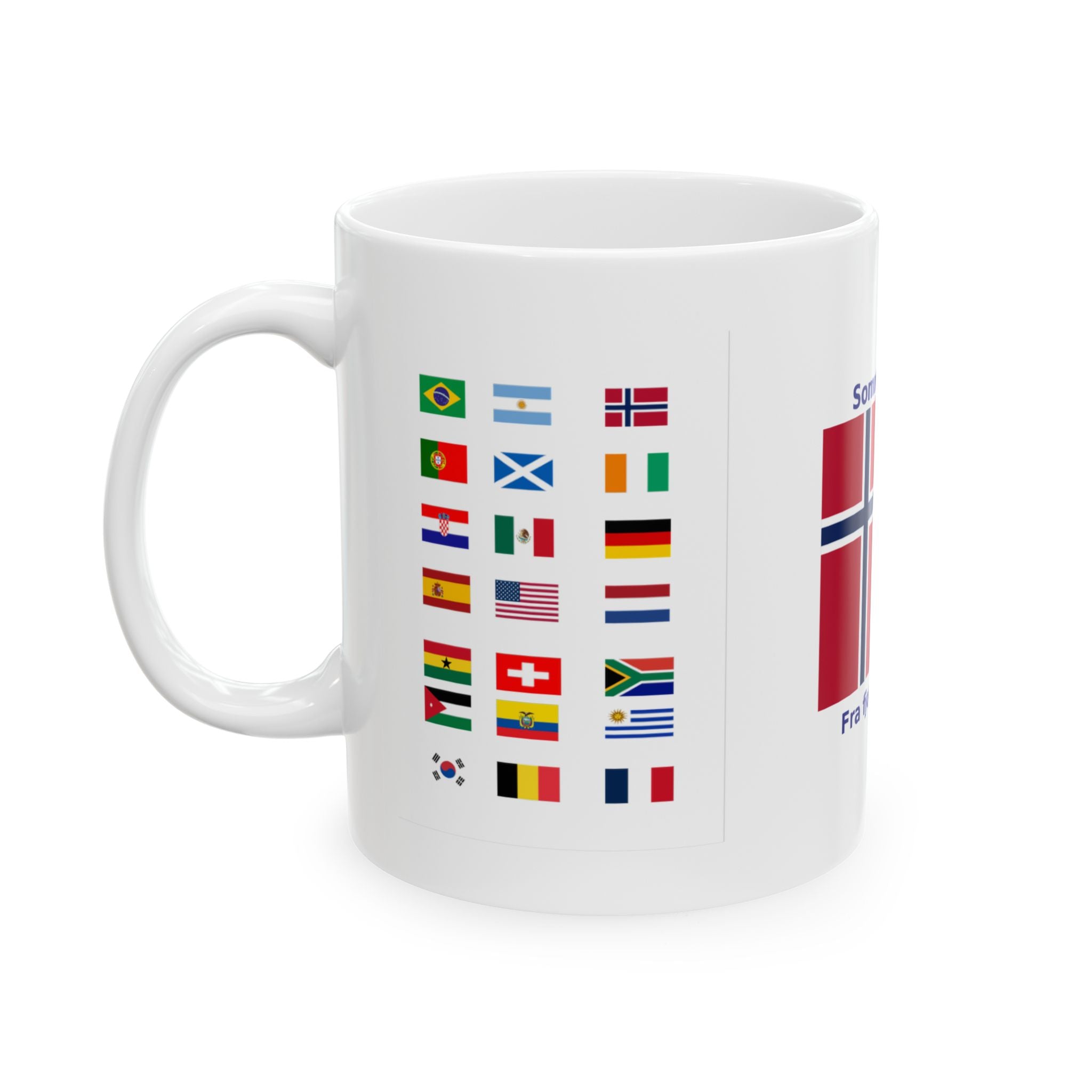 Norway 2026 Flag Coffee Mug – "Sommern 2026" Souvenir Travel Mug