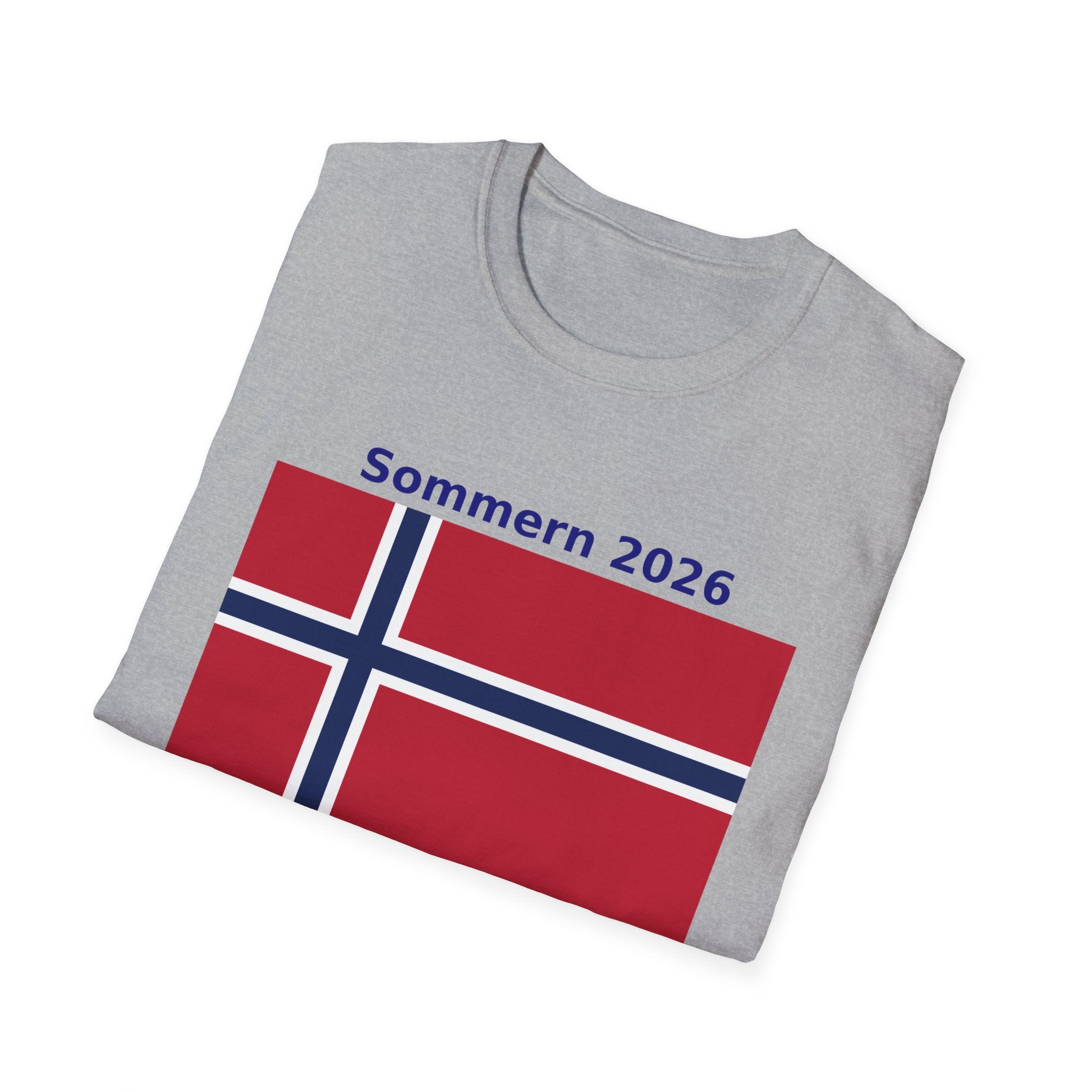 Norway Flag T-Shirt - "Sommern 2026: Fra fjord til finale"