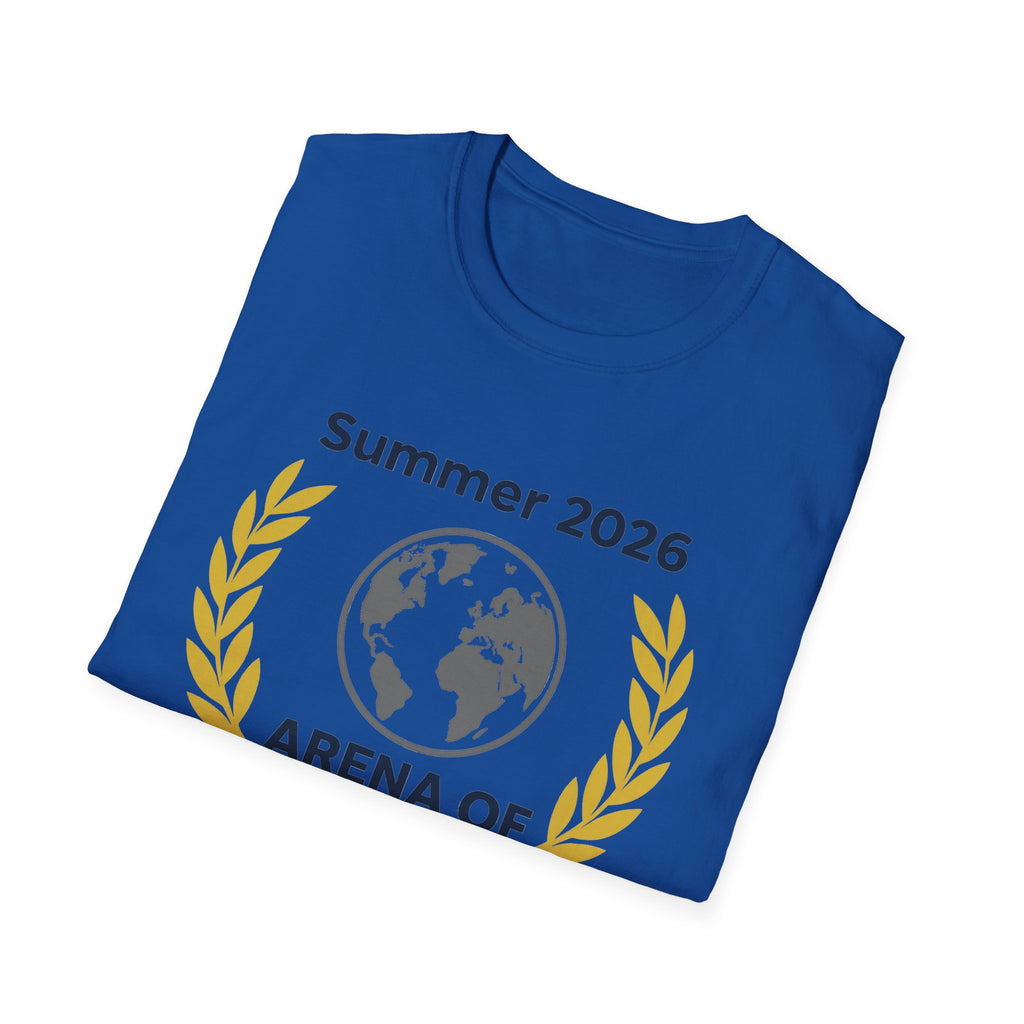 Arena of Dreams 2026 T-Shirt — 'One Ball One World' Summer Soccer Fan Tee