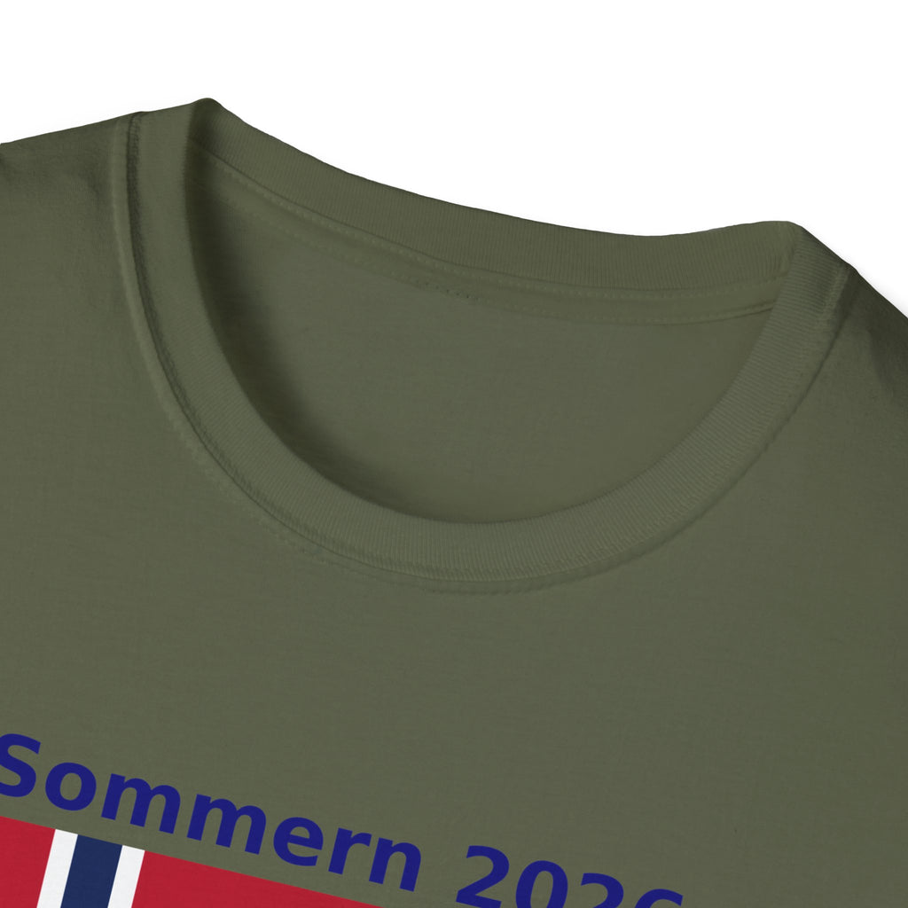 Norway Flag T-Shirt - "Sommern 2026: Fra fjord til finale"