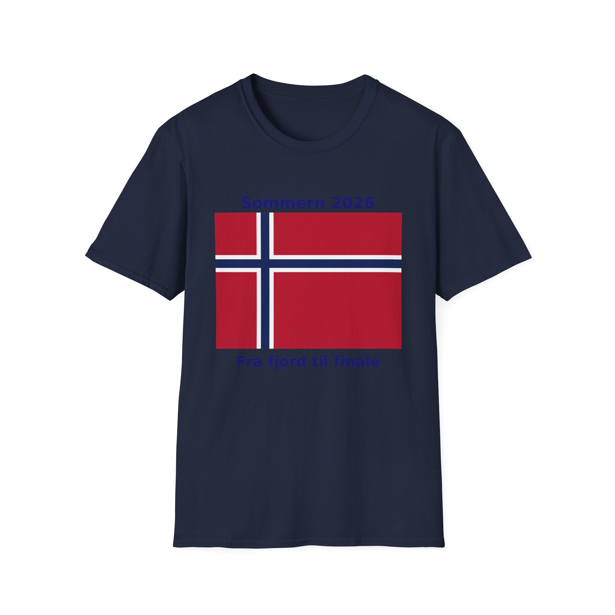 Norway Flag T-Shirt - "Sommern 2026: Fra fjord til finale"
