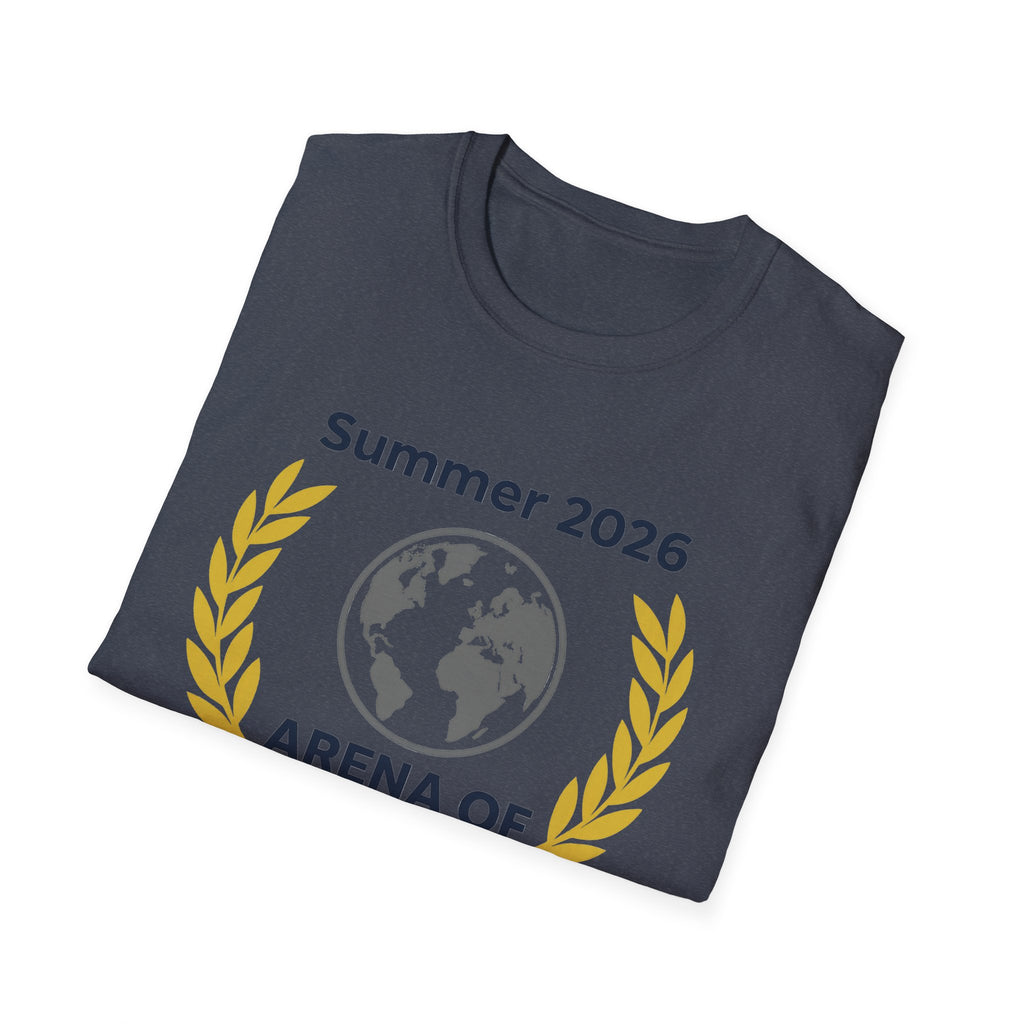 Arena of Dreams 2026 T-Shirt — 'One Ball One World' Summer Soccer Fan Tee