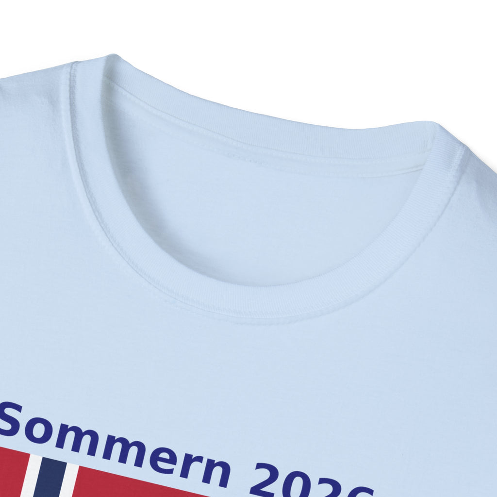 Norway Flag T-Shirt - "Sommern 2026: Fra fjord til finale"