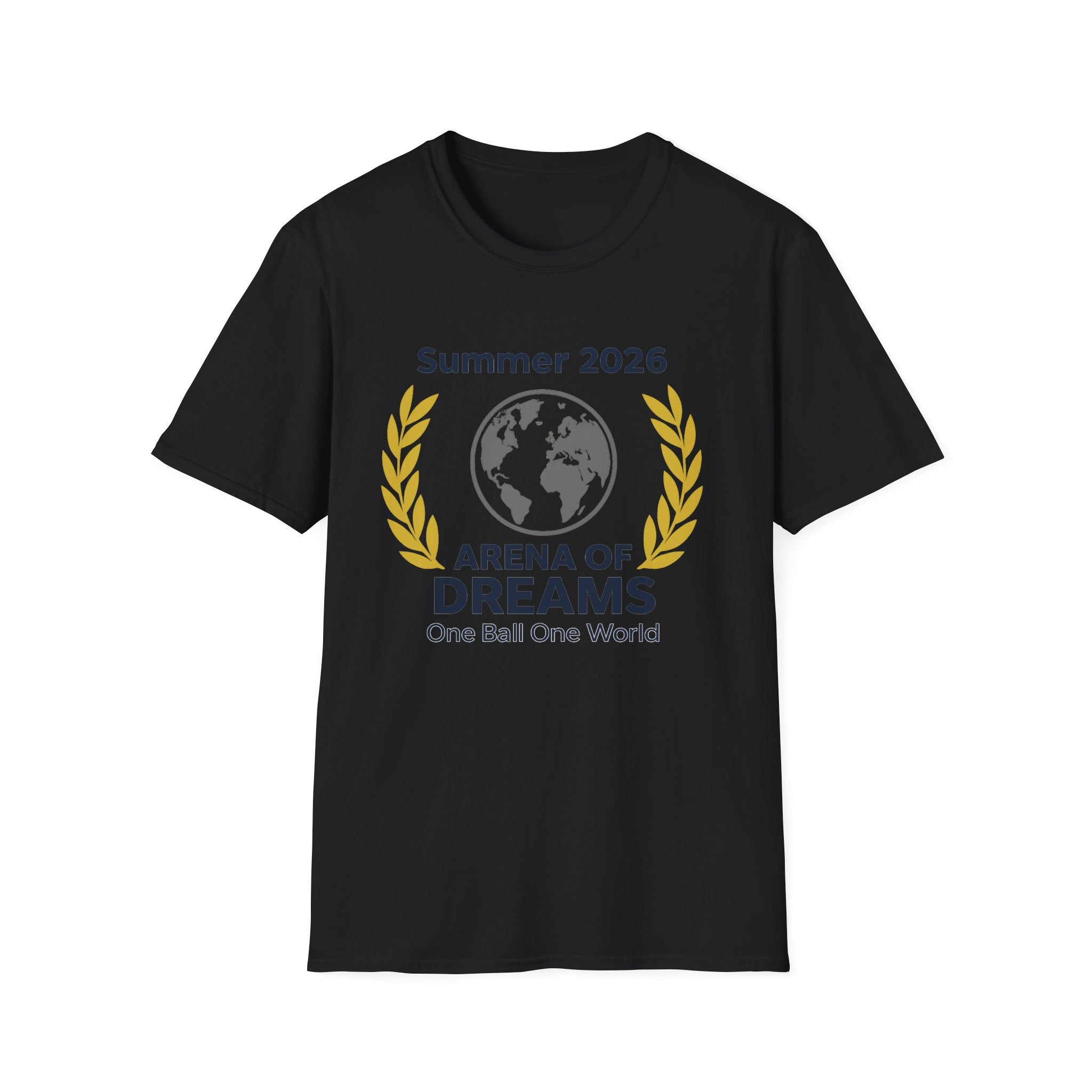 Arena of Dreams 2026 T-Shirt — 'One Ball One World' Summer Soccer Fan Tee