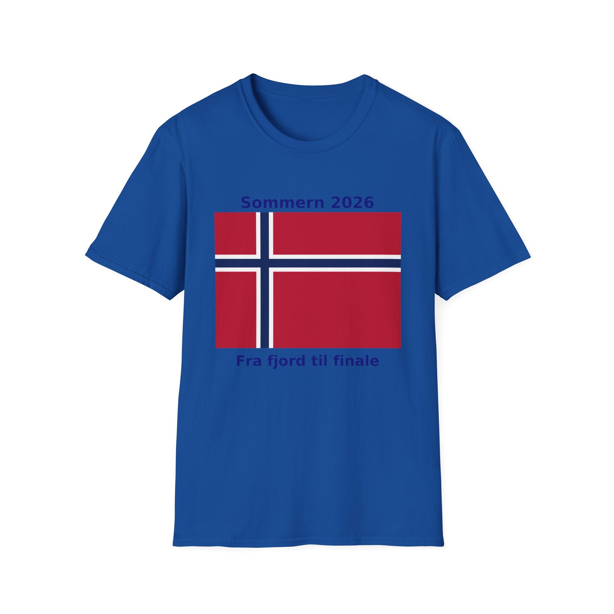 Norway Flag T-Shirt - "Sommern 2026: Fra fjord til finale"